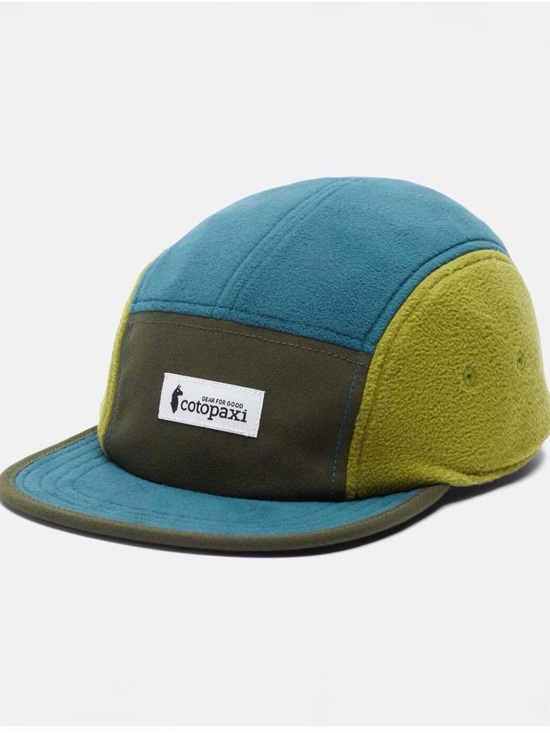 cotopaxi Other - Cotopaxi Colorblock Fleece 5-Panel Cap in Teal & Lime NWT
